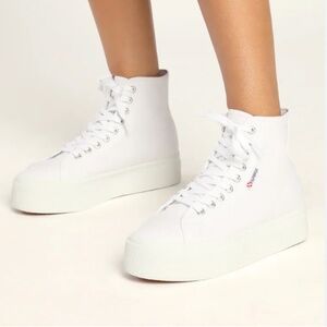 Superga Plattorm Hi Top Sneakers